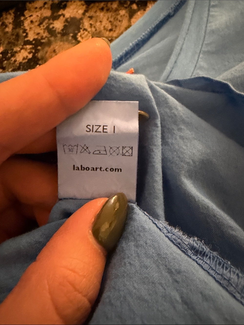 Everyday Boxy Tee in Sky Blue - Women's Short Sleeve - Picture 4 of 4
